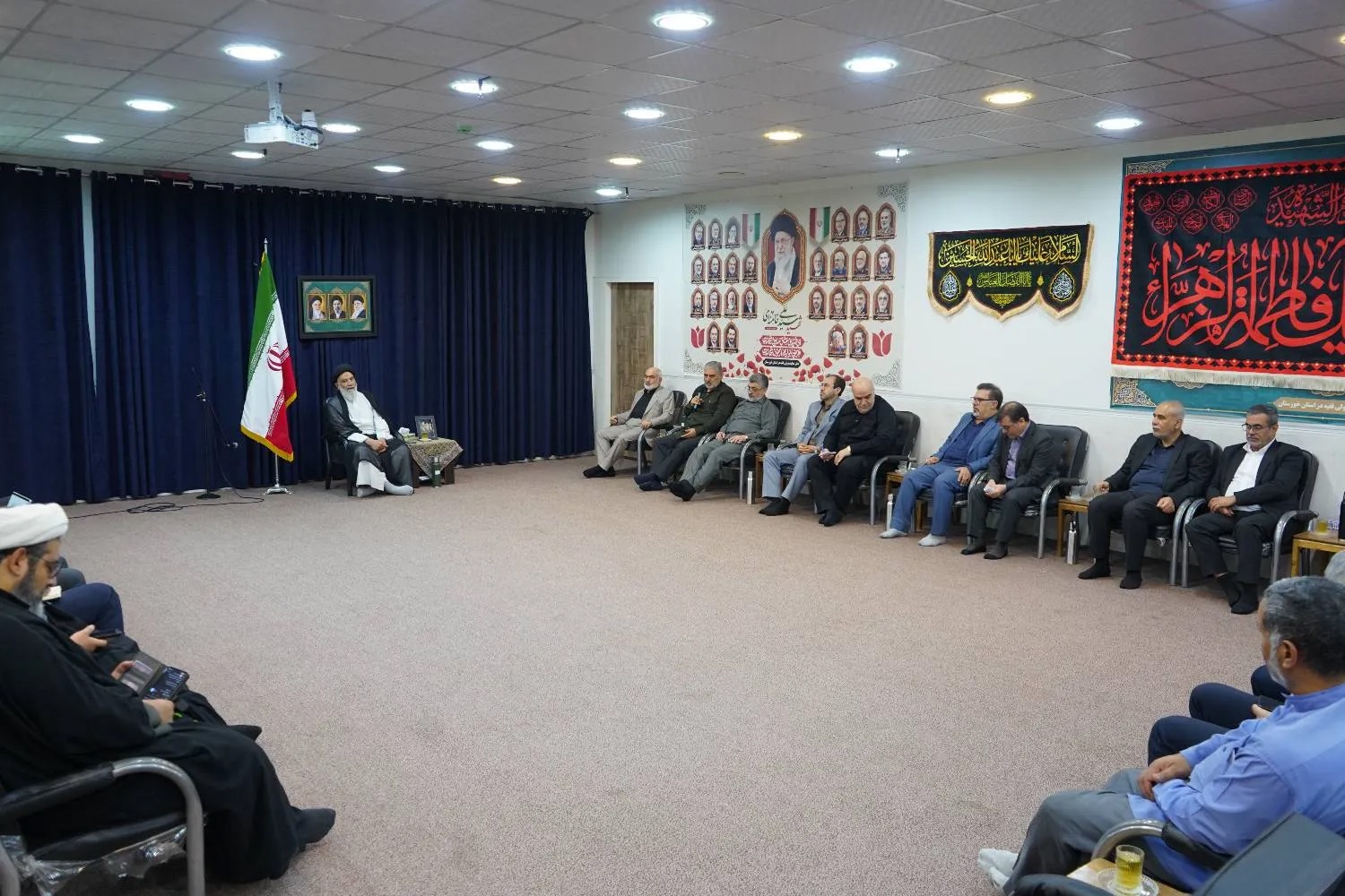 بررسی آخرین وضعیت مرز بین‌المللی شلمچه باحضور مسئولان ارشد خوزستان