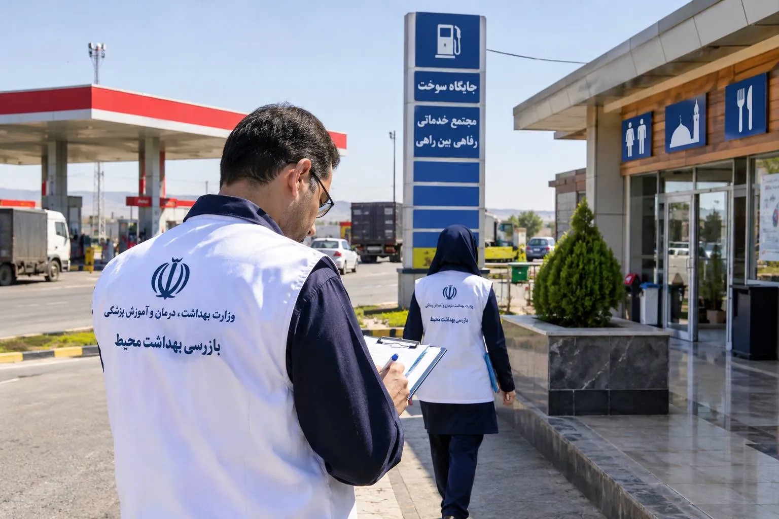 آغاز طرح ضربتی بازرسی بهداشتی از مجتمع‌های بین‌راهی و جایگاه‌های سوخت خوزستان