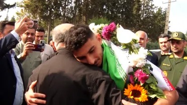استقبال از بوکسور جوان گلستانی در گرگان